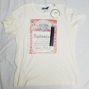 NWT Lucky Brand Budweiser T Shirt Size Large